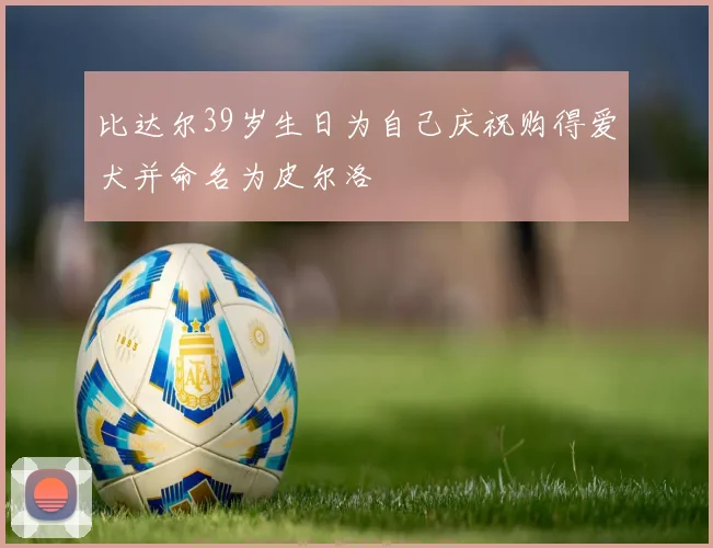比达尔39岁生日为自己庆祝购得爱犬并命名为皮尔洛